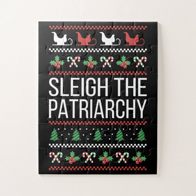 Sleigh The Patriarchy II Puzzle (Vertikal)