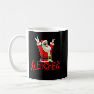Sleigher Funny Christmas Heavy Metal Music Men Wom Kaffeetasse