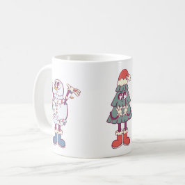 Sleighin' It: Groovy Holiday Trio Kaffeetasse