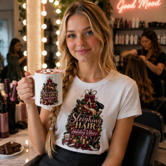 Sleighing Hair Holiday Vibes Weihnachtsbecher Lust Tasse