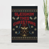 Sleighin's Christmas Horror Pun