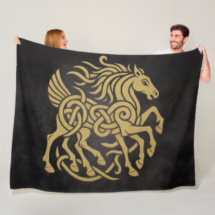 Sleipnir Achtbeiniges Pferd Nordische Mythologie D Fleecedecke