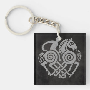Sleipnir und Odin Symbol Nordische Mythologie Desi Schlüsselanhänger