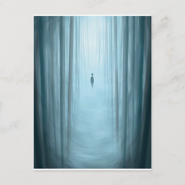 Slender.png Postkarte (Vorderseite)