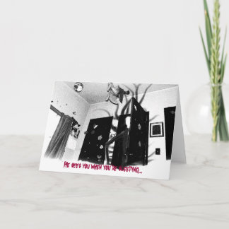 Slenderman Christmas Card Feiertagskarte