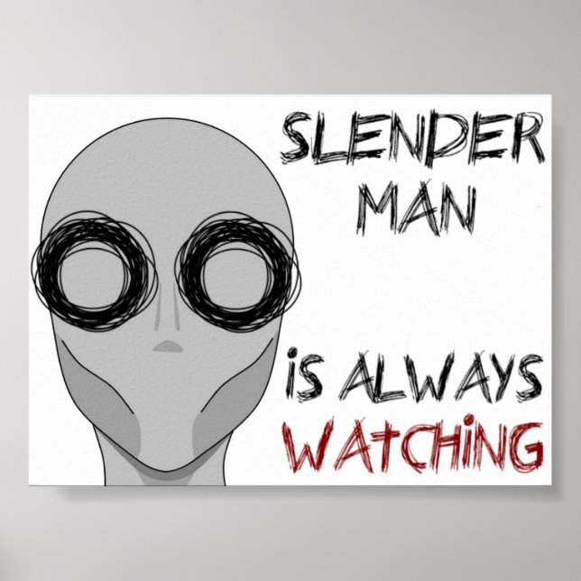 Slenderman- Watching Poster (Vorne)