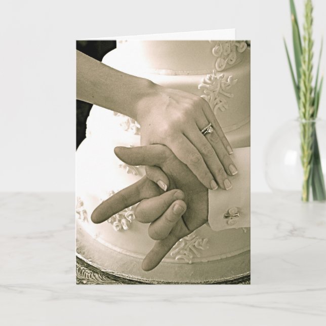 SLG Hochzeits-Karte Karte (Vorderseite)