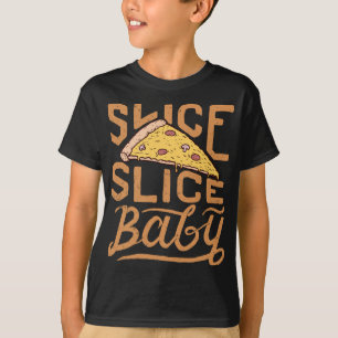 Slice Baby Funny Vintag Pizza Lover Italienisch T-Shirt