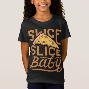 Slice Baby Funny Vintag Pizza Lover Italienisch T-Shirt
