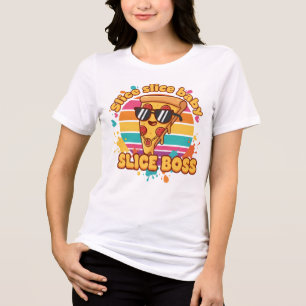 Slice Boss Pizza Tri-Blend Shirt