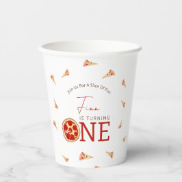 Slice of Fun First Birthday Paper cup Pappbecher