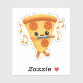 Slice Playing a Harmonica Aufkleber