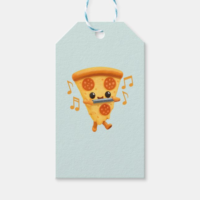 Slice Playing a Harmonica Geschenkanhänger (Vorderseite)