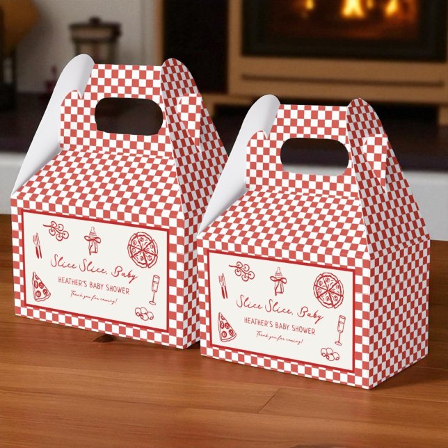 Slice Slice Baby Italienische Pizza Baby Dusche Geschenkschachtel (Von Creator hochgeladen)