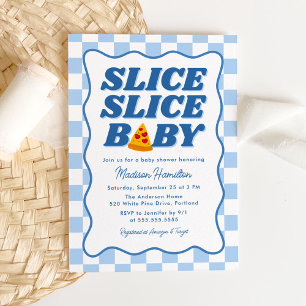 Slice Slice Baby Italienische Pizza Baby Shower Einladung