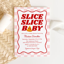 Slice Slice Baby Italienische Pizza Baby Shower