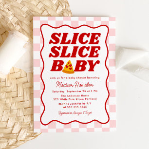 Slice Slice Baby Italienische Pizza Baby Shower Einladung