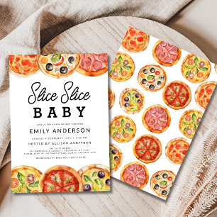 Slice Slice Baby Pizza Baby Dusche Einladung