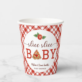 Slice Slice Baby Pizza Babydusche Papiertüten - Fu Pappbecher