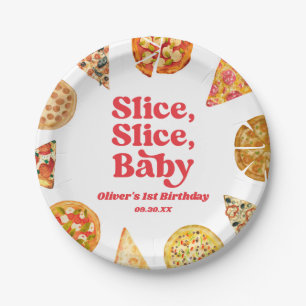 Slice, Slice, Baby! Pizza Birthday Party Pappteller