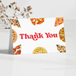 Slice Slice Baby Pizza Geburtstagsparty Dankeskarte