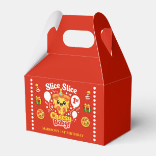 Slice Slice Cheesy Baby Pizza 1. Geburtstag Klein Geschenkschachtel