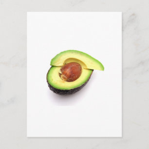 Sliced Open Avocado Postkarte