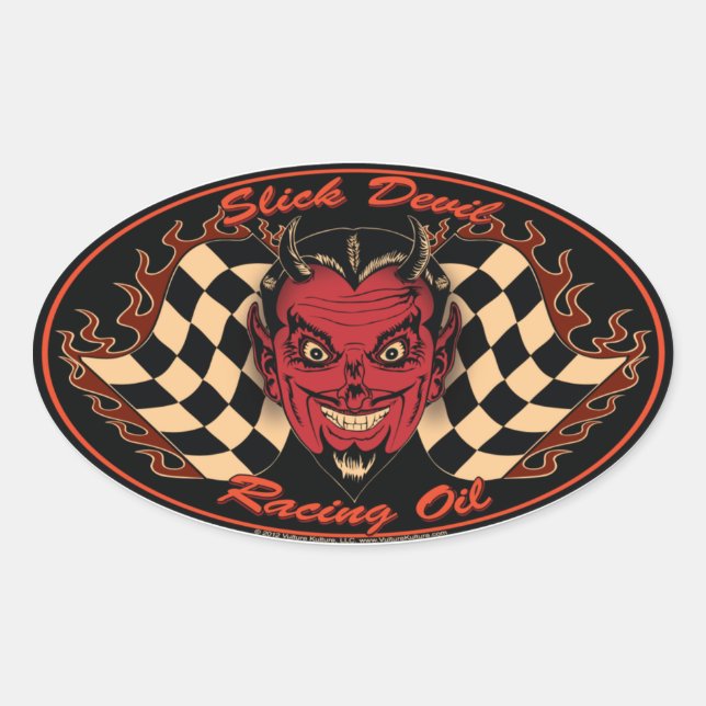 Slick Devil Motor Oil Sticker (Vorderseite)