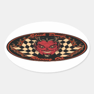 Slick Devil Motoröl Aufkleber
