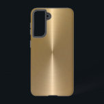 Slick Imitate Gold Metall Edelstahl Look Samsung Galaxy Hülle<br><div class="desc">Elegante,  schlanke Imitate aus Edelstahl aus Edelstahl.</div>