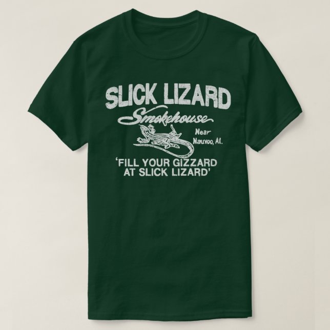 Slick Lizard Smokehouse TShirt (Design vorne)