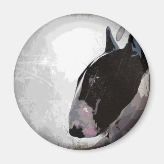 Slick urban English Bull Terrier Kühlschrankmagnet Magnet