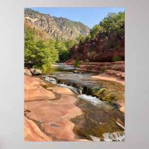 Slide Rock Staat Park Poster