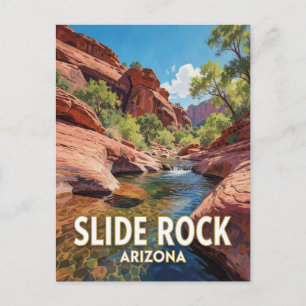 Slide Rock State Park — Arizona Postkarte