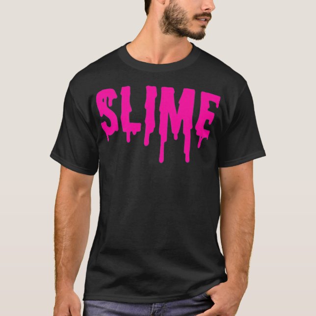 Slides Shirt Rosa Slime Geschenk Rosa Slide Premiu (Vorderseite)