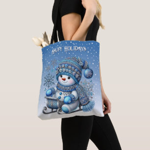 Sliding Snowman Weihnachtsfeiertag Tote Tag
