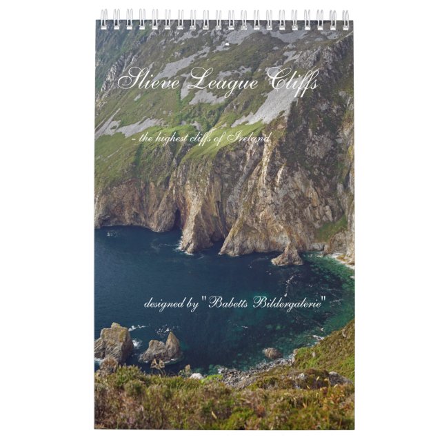 Slieve League Cliffs Ireland Kalender (Rückseite)