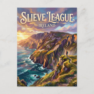 Slieve-League-Klippen Irland Postkarte