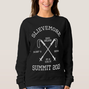 Slievemore-Gipfel erklommen 2023 Wanderung Mayo Ir Sweatshirt