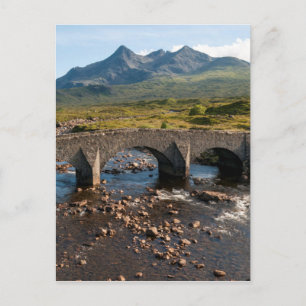 Sligachan Bridge, Insel Skye, Schottland Postkarte