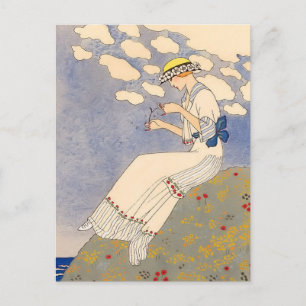 Slightly von George Barbier Postkarte