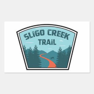 Sligo Creek Rechteckiger Aufkleber