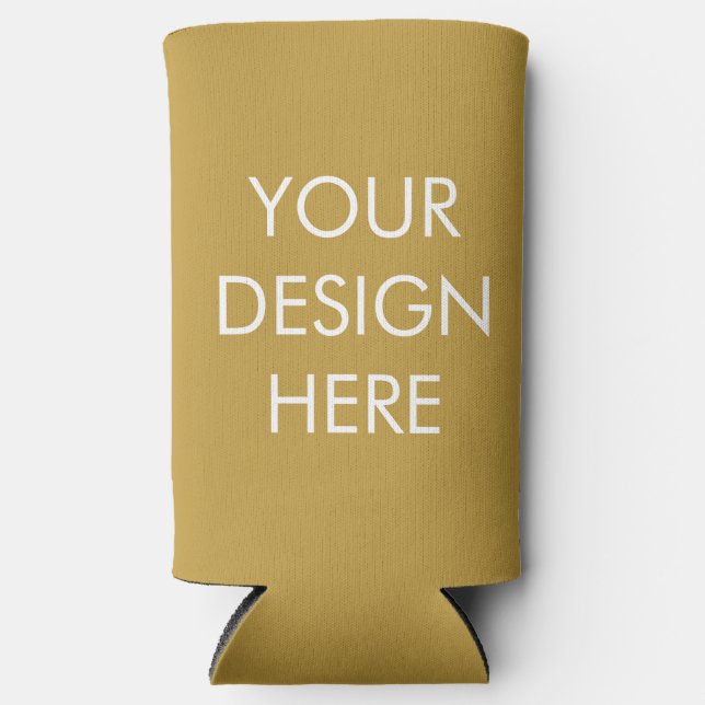 Slim Boho Color Scheme - Blank Can Cooler Selters Dosenkühler (Vorderseite)