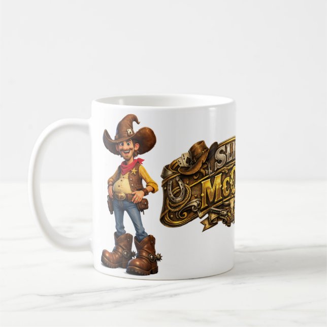 Slim McCoy - Cowboy Kaffeetasse (Links)