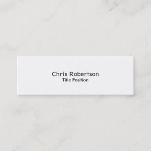 Slim Modern modische, stilvolle Visitenkarte