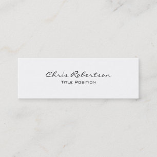 Slim Modern, trendige und charmante Visitenkarte
