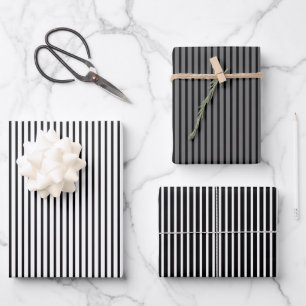 Slim Stripes Zierpapier Geschenkpapier Set