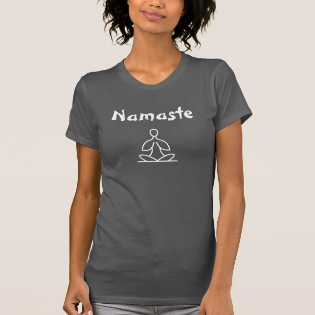 Slim-T - Shirt | Namaste (Vorderseite)