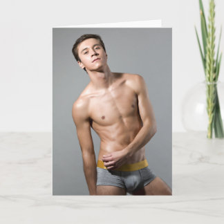 Slim und sexy Hot Typ Grußkarte Karte