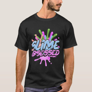Slime besessen Geburtstag mit Happy Friends T-Shirt